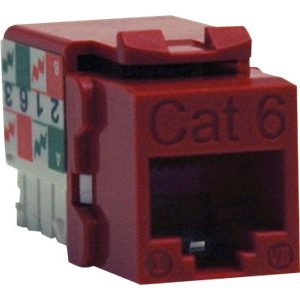 Tripp Lite   Cat6/Cat5e 110 Punch Down Keystone Jack modular insert N238-001-RD