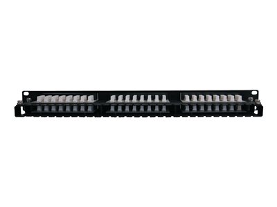 Tripp Lite 48-Port Cat6 Cat5 Patch Panel High Density 110 Punch down  Rackmount 1URM TAA - patch panel - 1U - 19 - N252-048-1U - Patch Panels 