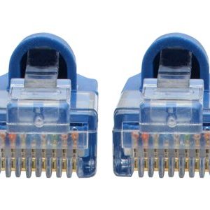 Tripp Lite   Cat6a 10G Snagless Molded Slim UTP Network Patch Cable (RJ45 M/M), Blue, 4 ft. patch cable 4 ft blue N261-S04-BL