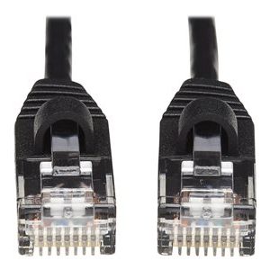 Tripp Lite   Cat6a 10G Snagless Molded Slim UTP Ethernet Cable (RJ45 M/M), Black, 15 ft. patch cable 15 ft black N261-S15-BK
