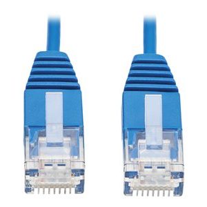 Tripp Lite   Cat6a 10G Certified Molded Ultra-Slim UTP Ethernet Cable (RJ45 M/M), Blue, 6in network cable 6 in blue N261-UR6N-BL