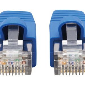 Tripp Lite   Cat6a 10G-Certified Snagless F/UTP Network Patch Cable (RJ45 M/M), PoE, CMR-LP, Blue, 3 ft. patch cable 3 ft blue N261P-003-BL