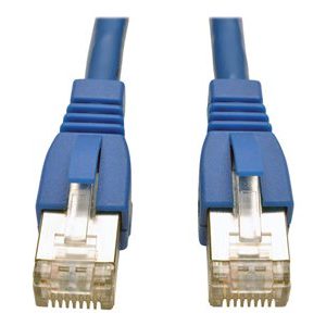 Tripp Lite   3ft Augmented Cat6 Cat6a Shielded 10G Patch Cable RJ45 M/M Blue 3′ patch cable 3 ft blue N262-003-BL