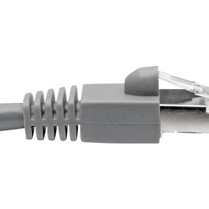 Tripp Lite   Cat6a 10G-Certified Snagless Shielded STP Ethernet Cable (RJ45 M/M), PoE, Gray, 6 ft. patch cable 6 ft gray N262-006-GY