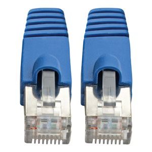 Tripp Lite   Cat6a 10G-Certified Snagless Shielded STP Ethernet Cable (RJ45 M/M), PoE, Blue, 12 ft. patch cable 12 ft blue N262-012-BL