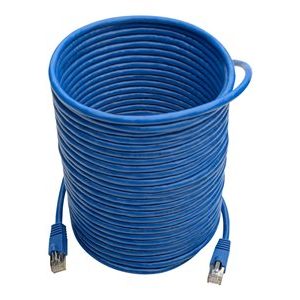 Tripp Lite   Cat6a 10G-Certified Snagless Shielded STP Network Patch Cable (RJ45 M/M), PoE, Blue, 35 ft. patch cable 35 ft blue N262-035-BL