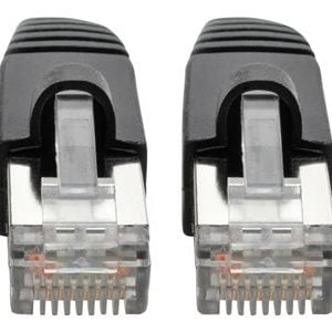 Tripp Lite   Cat6a 10G-Certified Snagless Shielded STP Ethernet Cable (RJ45 M/M), PoE, Black, 6 in. patch cable 6 in black N262-06N-BK