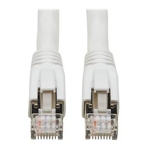 Tripp Lite   Cat8 25G/40G-Certified Snagless S/FTP Ethernet Cable (RJ45 M/M), PoE, White, 20 ft. patch cable 20 ft white N272-020-WH