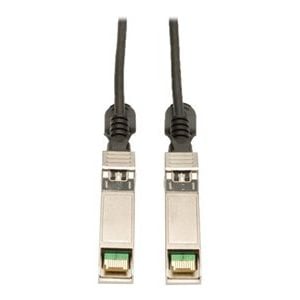 Tripp Lite   3M SFP+ 10Gbase-CU Twinax Passive Copper Cable SFP-H10GB-CU3M Compatible Black 10ft 10′ direct attach cable 10 ft black N280-03M-BK