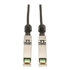 Tripp Lite   7M SFP+ 10Gbase-CU Twinax Passive Copper Cable SFP-H10GB-CU7M Compatible Black 23ft 23′ direct attach cable 23 ft black N280-07M-BK