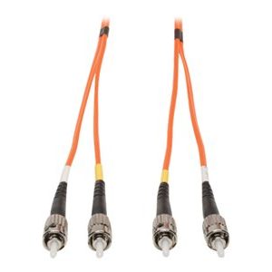 Tripp Lite   2M Duplex Multimode 62.5/125 Fiber Optic Patch Cable ST/ST 6′ 6ft 2 Meter patch cable 1.8 m N302-006