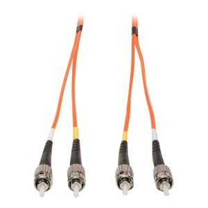 Tripp Lite   6M Duplex Multimode 62.5/125 Fiber Optic Patch Cable ST/ST 20′ 20ft 6 Meter patch cable 6 m orange N302-06M