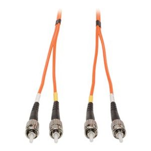 Tripp Lite   8M Duplex Multimode 62.5/125 Fiber Optic Patch Cable ST/ST 26′ 26ft 8 Meter patch cable 8 m orange N302-08M