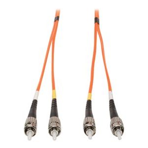 Tripp Lite   10M Duplex Multimode 62.5/125 Fiber Optic Patch Cable ST/ST 33′ 33ft 10 Meter patch cable 10 m orange N302-10M