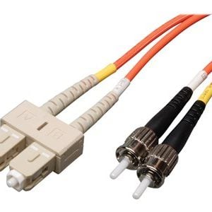 Tripp Lite   1M Duplex Multimode 62.5/125 Fiber Optic Patch Cable SC/ST 3′ 3ft 1 Meter patch cable 0.9 m N304-003