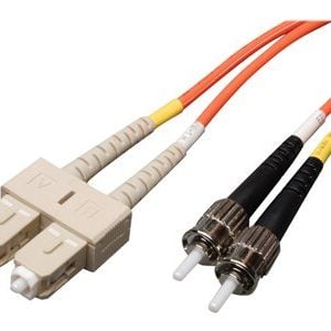 Tripp Lite   2M Duplex Multimode 62.5/125 Fiber Optic Patch Cable SC/ST 6′ 6ft 2 Meter network cable 1.8 m N304-006