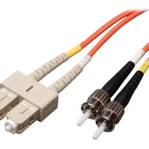 Tripp Lite   8M Duplex Multimode 62.5/125 Fiber Optic Patch Cable SC/ST 25′ 25ft 8 Meter patch cable 7.62 m orange N304-025
