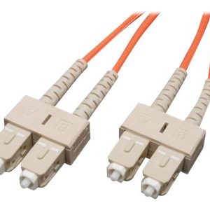 Tripp Lite   15M Duplex Multimode 62.5/125 Fiber Optic Patch Cable SC/SC 50′ 50ft 15 Meter patch cable 15 m orange N306-15M
