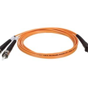 Tripp Lite   3M Duplex Multimode 62.5/125 Fiber Optic Patch Cable MTRJ/ST 10′ 10ft 3 Meter patch cable 3 m orange N308-010