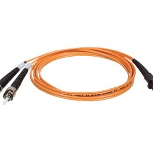 Tripp Lite   8M Duplex Multimode 62.5/125 Fiber Optic Patch Cable MTRJ/ST 26′ 26ft 8 Meter patch cable 8 m orange N308-08M