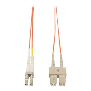 Tripp Lite   1M Duplex Multimode 62.5/125 Fiber Optic Patch Cable LC/SC 3′ 3ft 1 Meter patch cable 1 m N316-01M