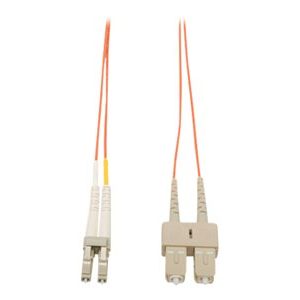 Tripp Lite   5M Duplex Multimode 62.5/125 Fiber Optic Patch Cable LC/SC 16′ 16ft 5 Meter patch cable 5 m N316-05M