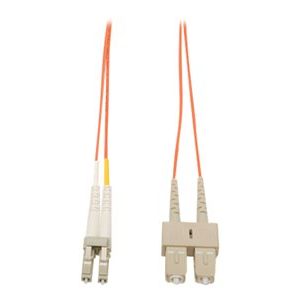 Tripp Lite   6M Duplex Multimode 62.5/125 Fiber Optic Patch Cable LC/SC 20′ 20ft 6 Meter patch cable 6.01 m orange N316-06M