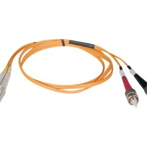 Tripp Lite   1M Duplex Multimode 62.5/125 Fiber Optic Patch Cable LC/ST 3′ 3ft 1 Meter patch cable 1 m N318-01M
