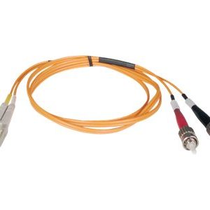 Tripp Lite   2M Duplex Multimode 62.5/125 Fiber Optic Patch Cable LC/ST 6′ 6ft 2 Meter patch cable 2 m N318-02M