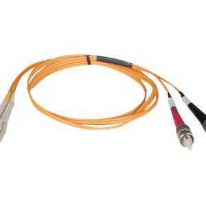 Tripp Lite   8M Duplex Multimode 62.5/125 Fiber Optic Patch Cable LC/ST 26′ 26ft 8 Meter patch cable 8 m orange N318-08M