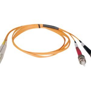 Tripp Lite   9M Duplex Multimode 62.5/125 Fiber Optic Patch Cable LC/ST 30′ 30ft 9 Meter patch cable 9 m orange N318-09M