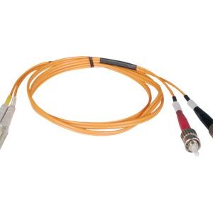 Tripp Lite   10M Duplex Multimode 62.5/125 Fiber Optic Patch Cable LC/ST 33′ 33ft 10 Meter patch cable 10 m orange N318-10M
