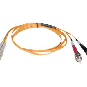 Tripp Lite   50M Duplex Multimode 62.5/125 Fiber Optic Patch Cable LC/ST 164′ 164ft 50 Meter patch cable 50 m orange N318-50M