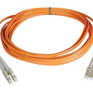 Tripp Lite   0.3M Duplex Multimode 62.5/125 Fiber Optic Patch Cable LC/LC 1′ 1ft 0.3 Meter patch cable 0.3 m orange N320-001