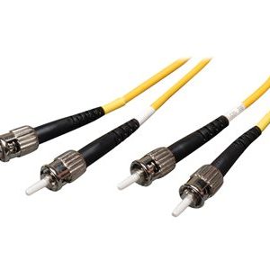 Tripp Lite   1M Duplex Singlemode 9/125 Fiber Optic Patch Cable ST/ST 3′ 3ft 1 Meter patch cable 1 m yellow N352-01M
