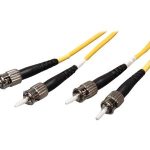 Tripp Lite   15M Duplex Singlemode 9/125 Fiber Optic Patch Cable ST/ST 50′ 50ft 15 Meter patch cable 15 m yellow N352-15M