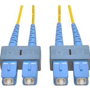 Tripp Lite   9M Duplex Singlemode 9/125 Fiber Optic Patch Cable SC/SC 30′ 30ft 9 Meter patch cable 9 m yellow N356-09M