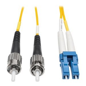 Tripp Lite   25M Duplex Singlemode 9/125 Fiber Optic Patch Cable LC/ST 82′ 82ft 25 Meter patch cable 25 m yellow N368-25M