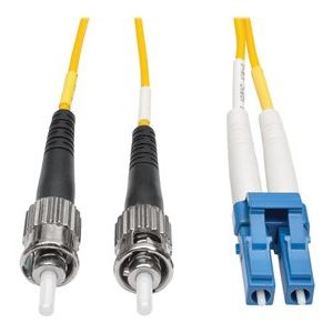 Tripp Lite   30M Duplex Singlemode 9/125 Fiber Optic Patch Cable LC/ST 100′ 100ft 30 Meter patch cable 30 m yellow N368-30M