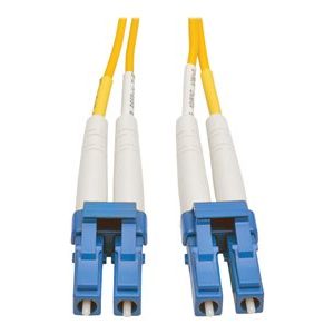 Tripp Lite   6M Duplex Singlemode 9/125 Fiber Optic Patch Cable LC/LC 20′ 20ft 6 Meter patch cable 6 m yellow N370-06M