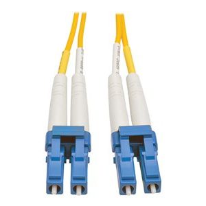 Tripp Lite   50M Duplex Singlemode 9/125 Fiber Optic Patch Cable LC/LC 164′ 164ft 50 Meter patch cable 50 m yellow N370-50M