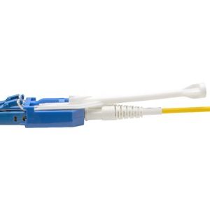 Tripp Lite   MTP/MPO (APC) to 8xLC (UPC) Singlemode Breakout Patch Cable, 40/100 GbE, QSFP+ 40GBASE-PLR4, Plenum, Yellow, 1 m (3.3 ft.) pa… N390-01M-8LC-AP