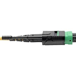 Tripp Lite   MTP/MPO (APC) Singlemode Patch Cable (F/F), 12 Fiber, 40/100 GbE, QSFP+ 40GBASE-PLR4, Plenum, Push/Pull Tab, Yellow, 7 m (23 f… N390-07M-12-AP