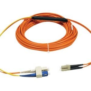 Tripp Lite   1M Fiber Optic Mode Conditioning Patch Cable SC/LC 3′ 3ft 1 Meter mode conditioning cable 1 m yellow, orange N424-01M