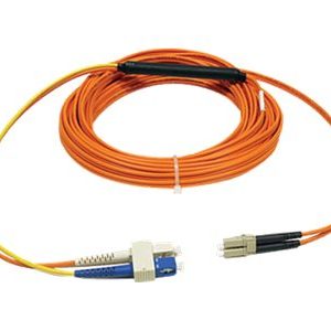 Tripp Lite   5M Fiber Optic Mode Conditioning Patch Cable SC/LC 16′ 16ft 5 Meter mode conditioning cable 5 m yellow, orange N424-05M