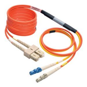 Tripp Lite   3M Fiber Optic Mode Conditioning Patch Cable LC/SC 10′ 10ft 3 Meter patch cable 3.05 m orange N425-03M