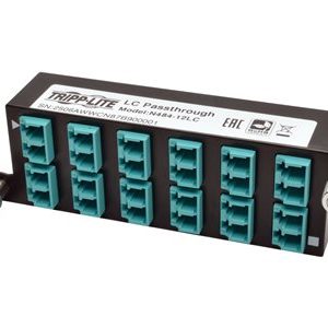 Tripp Lite   10GbE High Density Pass-Through Cassette 12 LC Duplex Connection fiber optic cassette N484-12LC