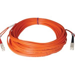 Tripp Lite   15M Duplex Multimode 50/125 Fiber Optic Patch Cable SC/SC 50′ 50ft 15 Meter patch cable 15 m orange N506-15M