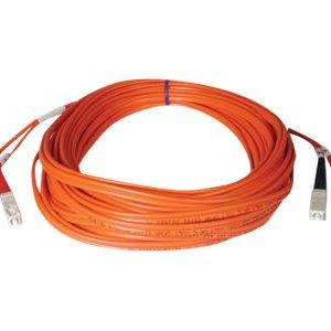 Tripp Lite   50M Duplex Multimode 50/125 Fiber Optic Patch Cable SC/SC 164′ 164ft 50 Meter patch cable 50 m orange N506-50M