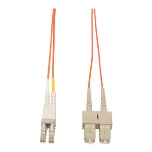Tripp Lite   2M Duplex Multimode 50/125 Fiber Optic Patch Cable LC/SC 6′ 6ft 2 Meter patch cable 2 m orange N516-02M